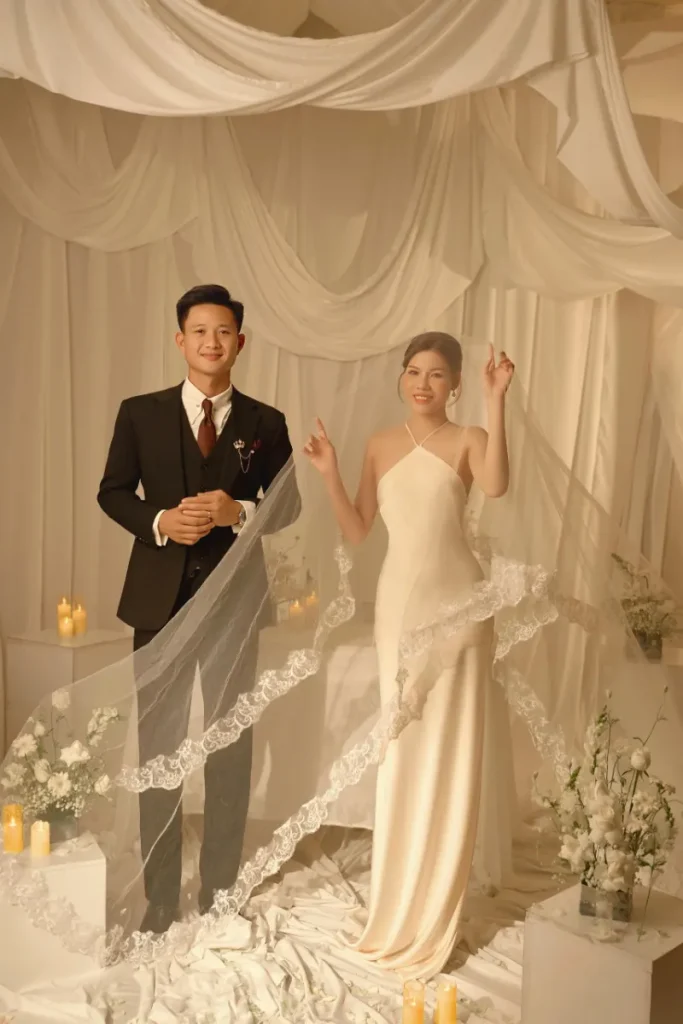 006 PHÔNG VẢI DECOR HOA TƯƠI