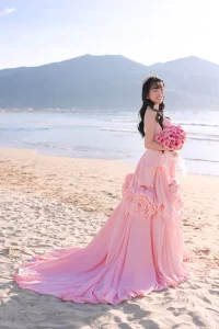 007 Beach Pink Rose Luxury