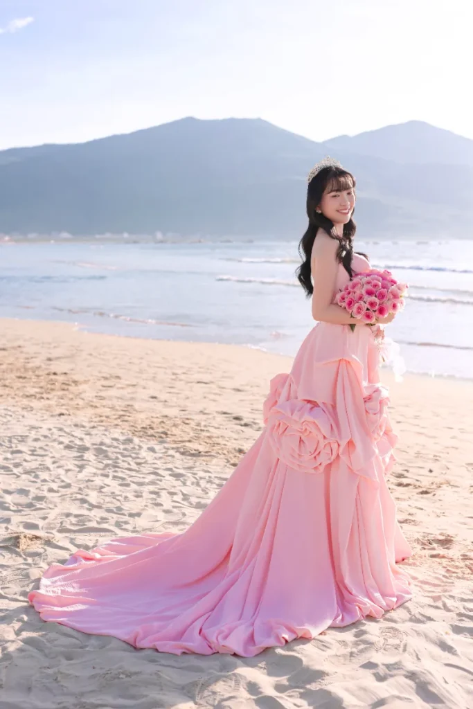 007 Beach Pink Rose Luxury